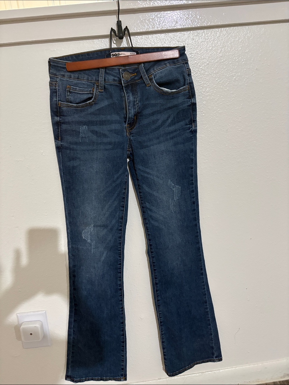 Soho Women's Dark Blue Bootcut Jeans